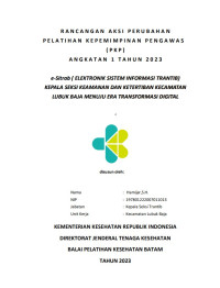 Image of e-Sitrab ( ELEKTRONIK SISTEM INFORMASI TRANTIB) KEPALA SEKSI KEAMANAN DAN KETERTIBAN KECAMATAN LUBUK BAJA MENUJU ERA TRANSFORMASI DIGITAL