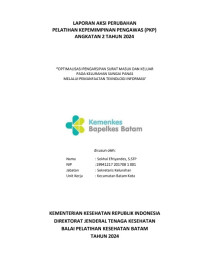 Image of Optimalisasi Pengarsipan Surat Masuk Dan Keluar Pada Kelurahan Sungai Panas Melalui Pemanfaatan Teknologi Informasi?