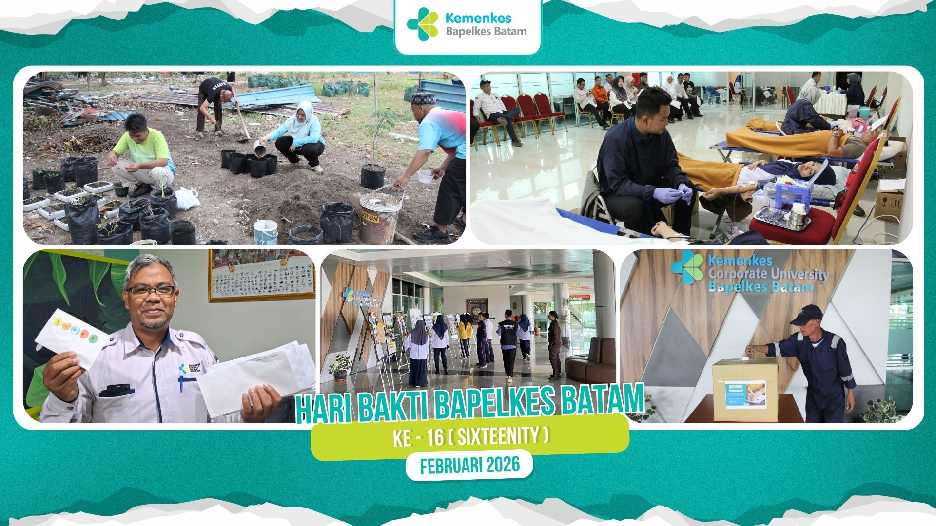 Bapelkes Batam Memperingati Hari Bakti ke-16 ΓÇ£SixteenityΓÇ¥